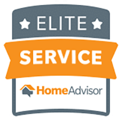 HomeAdvisor Elite Service award badge
