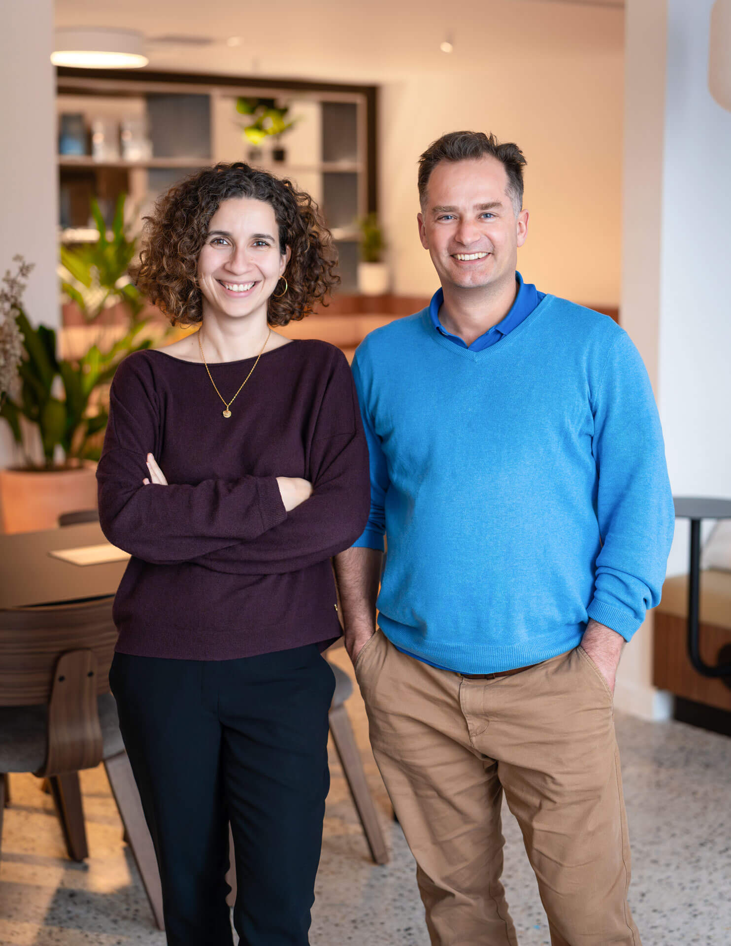 Waiv co-founders Meriem Sefta and Lionel Guillou