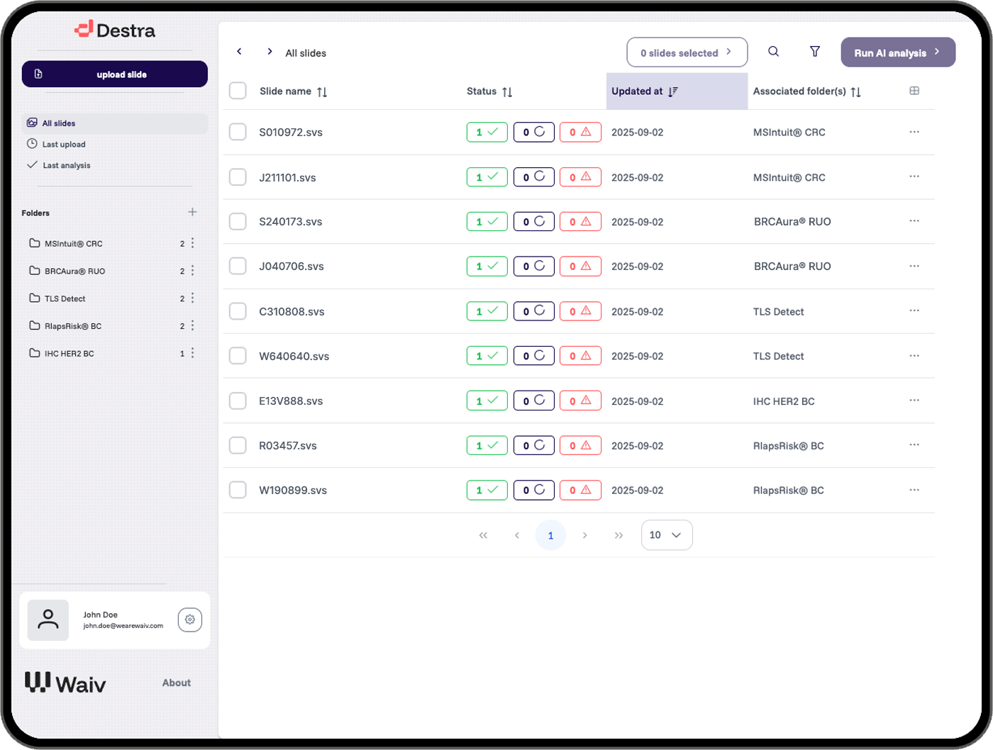 Destra: AI-native digital pathology platform