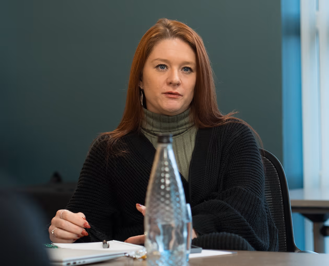 Nicki in business mastermind meeting