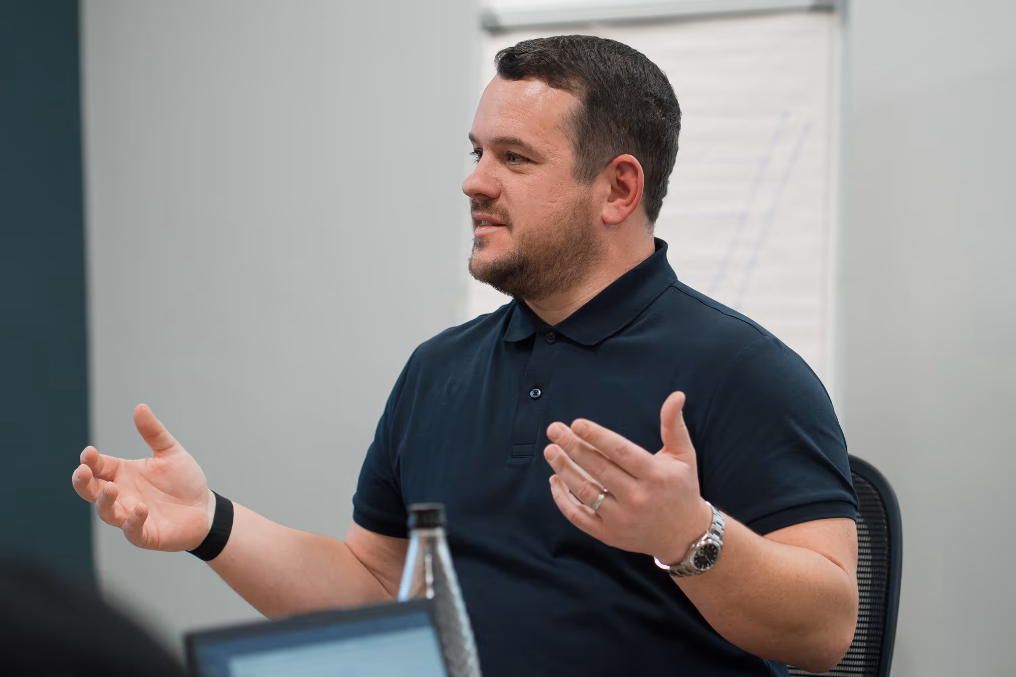 Jamie presenting at Business Mastermind