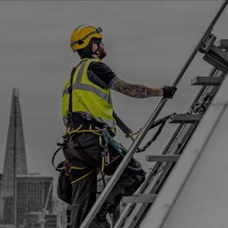 mark brown summit access, climbing a ladder