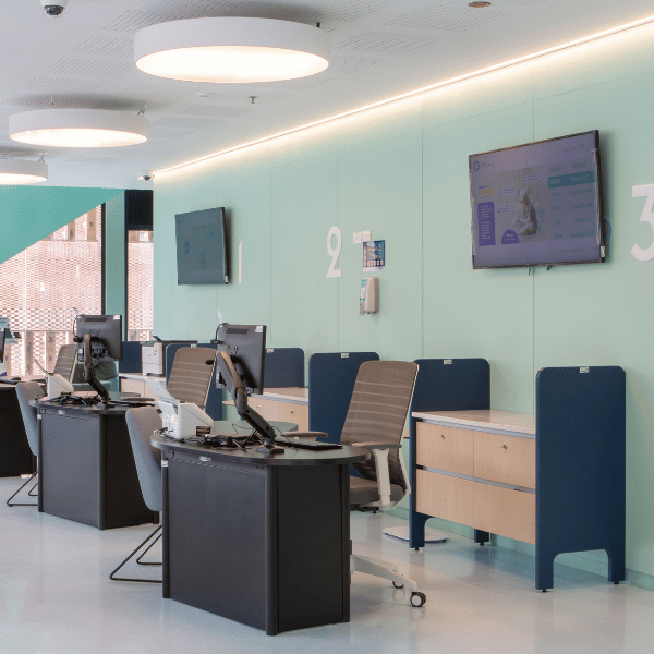 image of past commercial project for an interior design firm