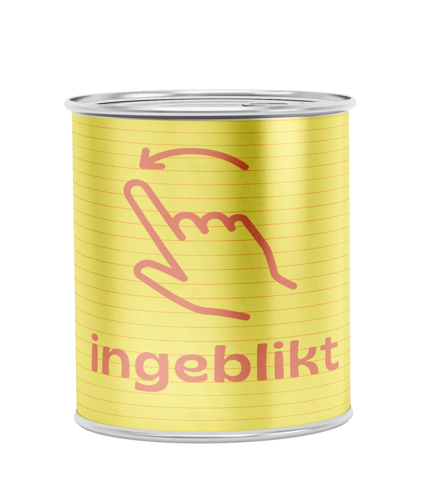 ingeblikt blikje