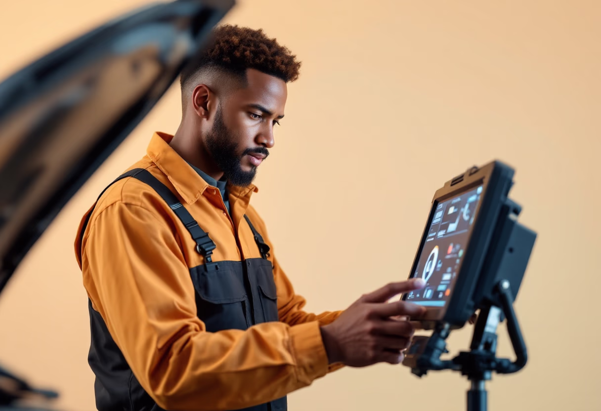 image of service technicians for an auto dealership