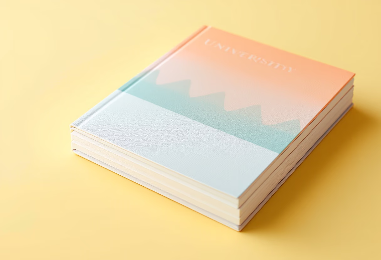 [background image] image of educational brochures (for a university)