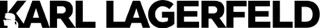 Karl Lagerfeld brand logo with bold black uppercase letters.