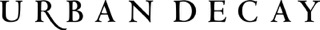 Text logo displaying the brand name 'URBAN DECAY' in a serif font with spaced-out letters.