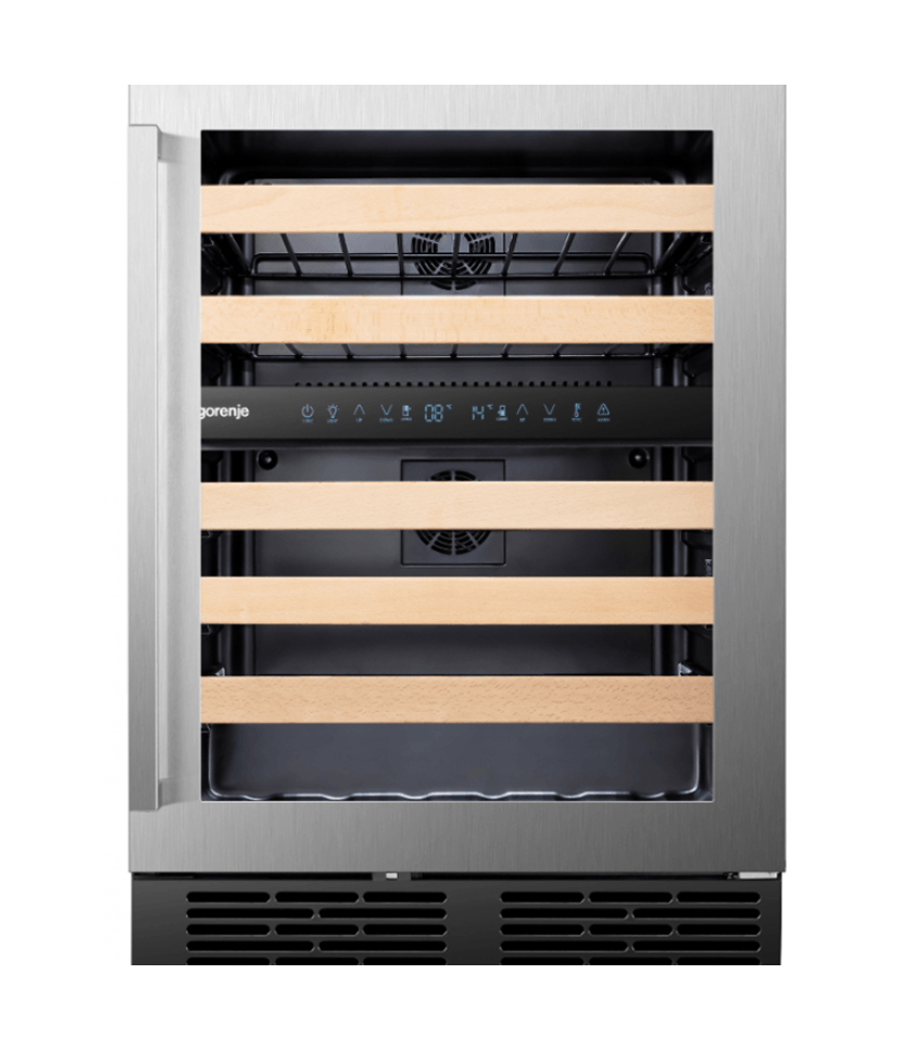 Adega de vinho Dual Zone 138 litros e 46 garrafas Gorenje Inox 127v