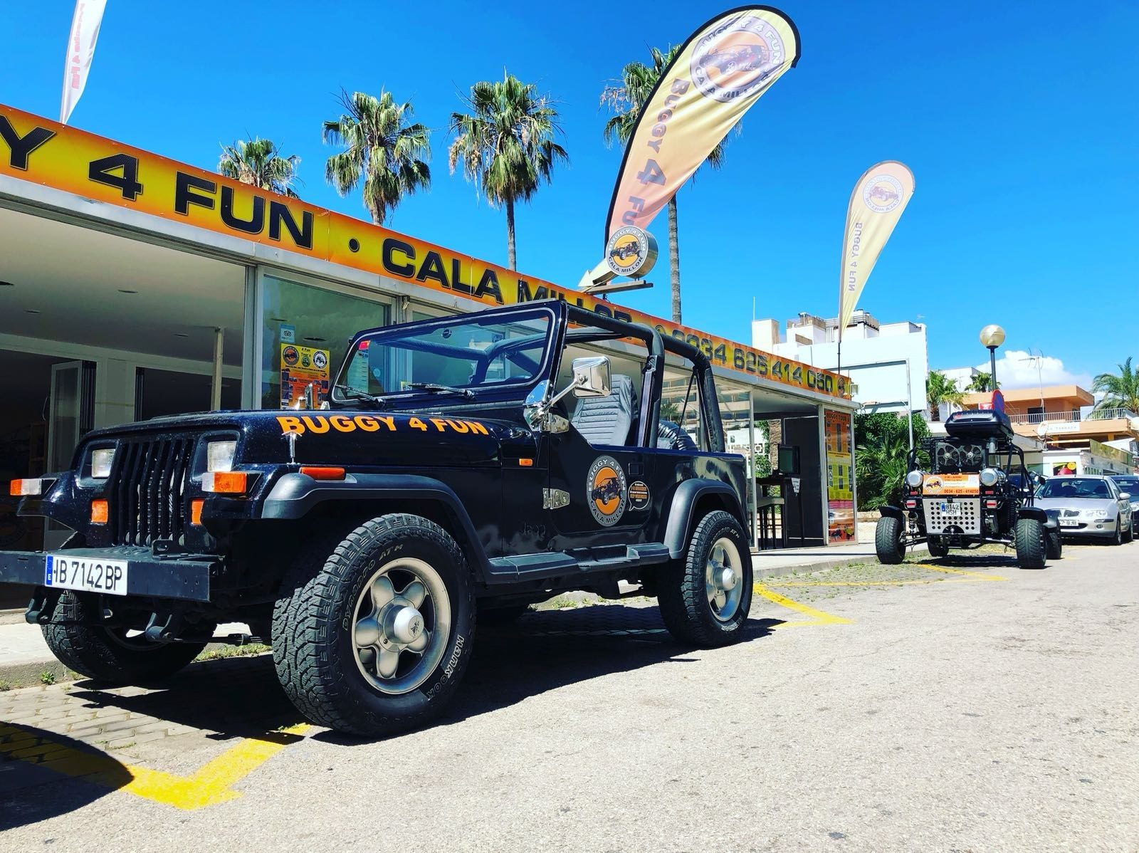 Jeep Wrangler bei Buggy 4 Fun in Cala Millor