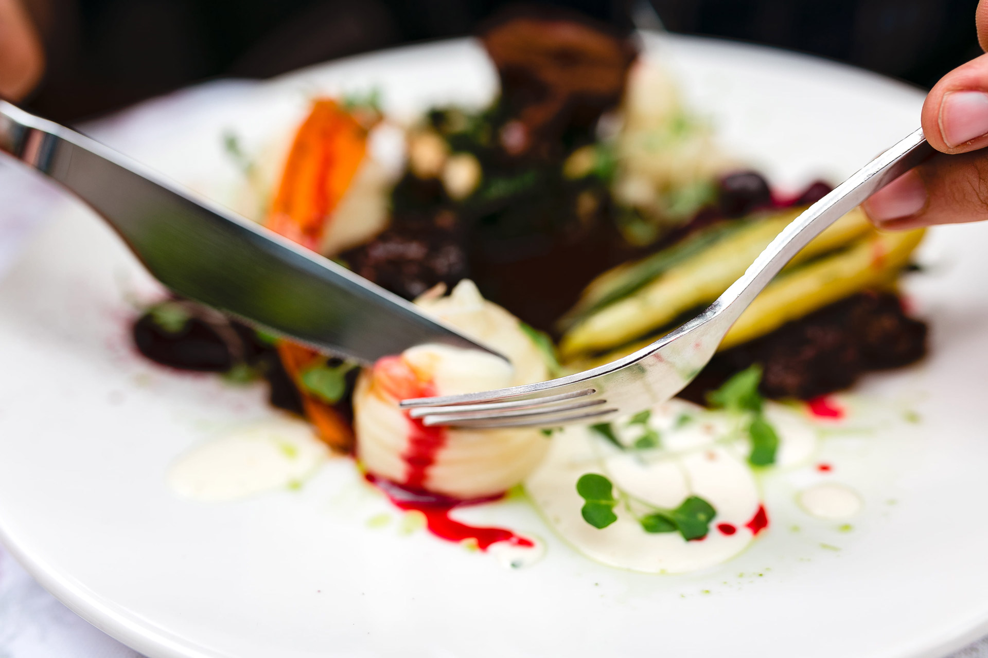 Gericht aus einem Restaurationsbetrieb