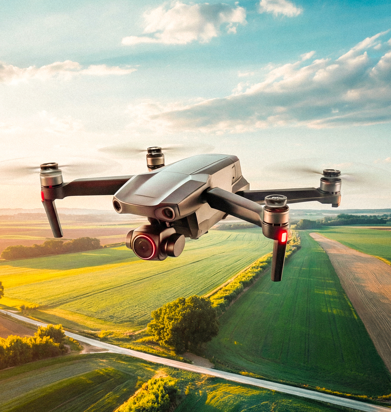 Inspection thermique par drone de panneaux solaires