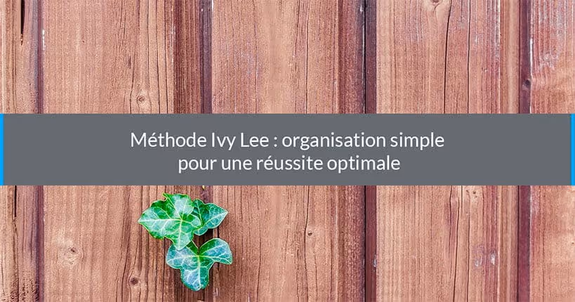 Ivy Lee method