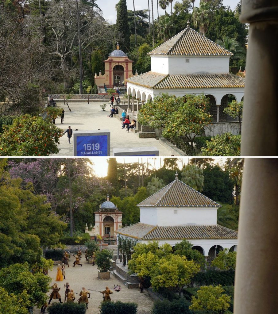 Image 3: Jardin du palais de l'Alcazar et ceux de Dorne