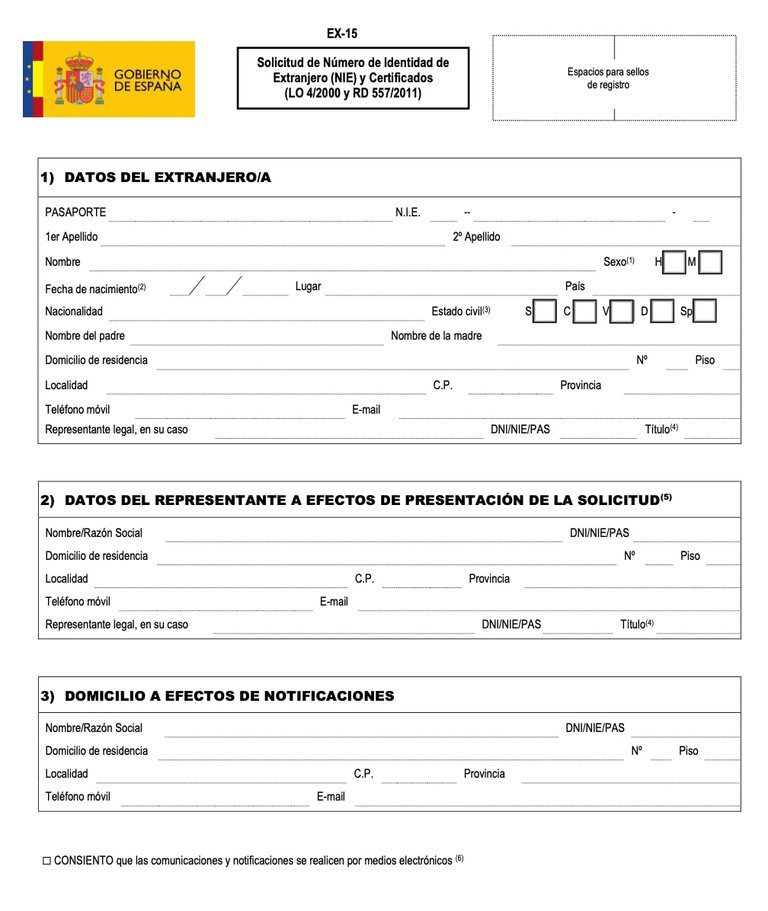 Image 7: formulaire_NIE_EX15