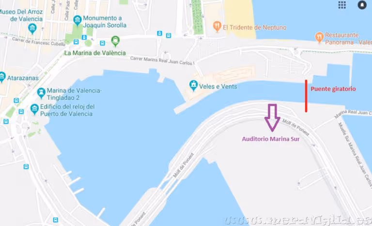 Auditorio Marina Sur à la marina de valencia