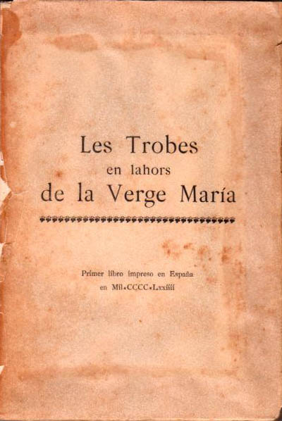 Image 10: Première oeuvre littéraire imprimée à Valencia