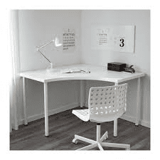 Image 13: Bureau d'angle blanc ikea