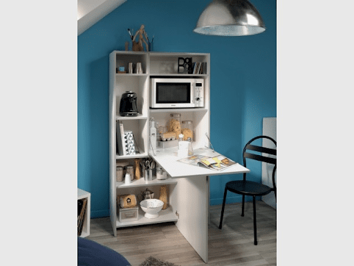 Image 9: étagère qui se transforme en table