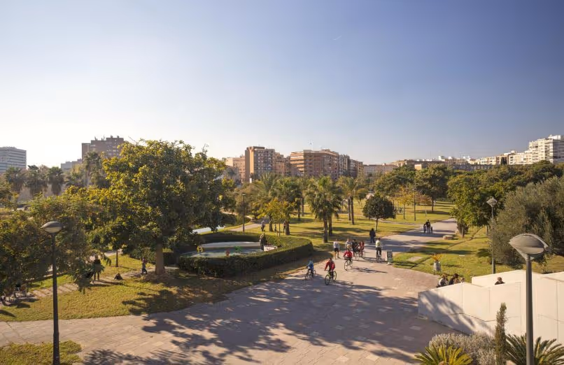 Jardin du Turia à Valencia