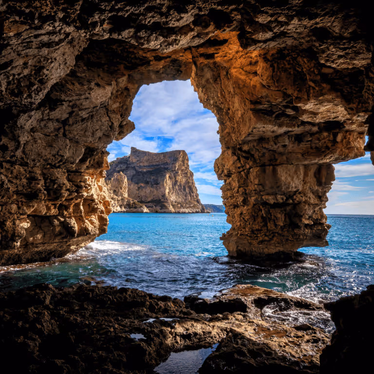 Falaises de Benitachell à Alicante