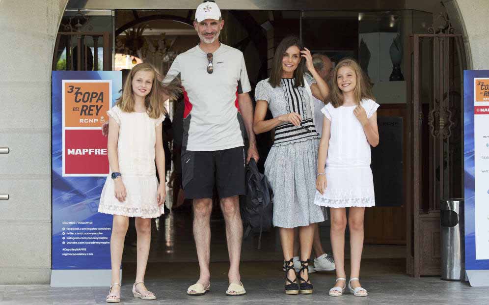 Felipe VI et sa famille