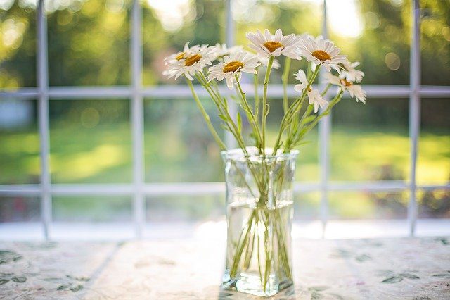 fleurs dans un vase