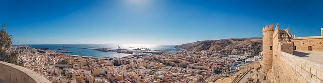 vue panoramique sur Almeria