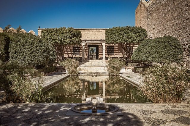 Patio dans une maison à Almeria, en Andalousie