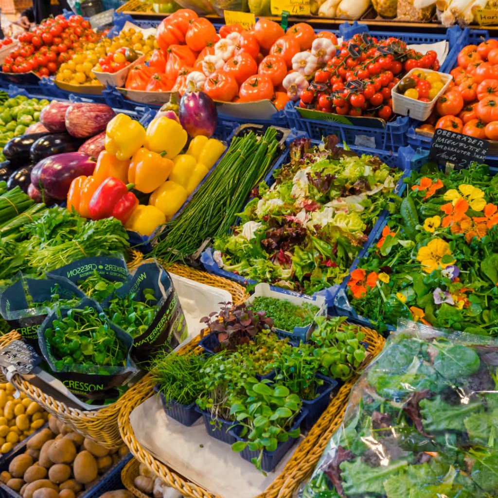 Image 21: Marché alimentaire fruits et légumes frais