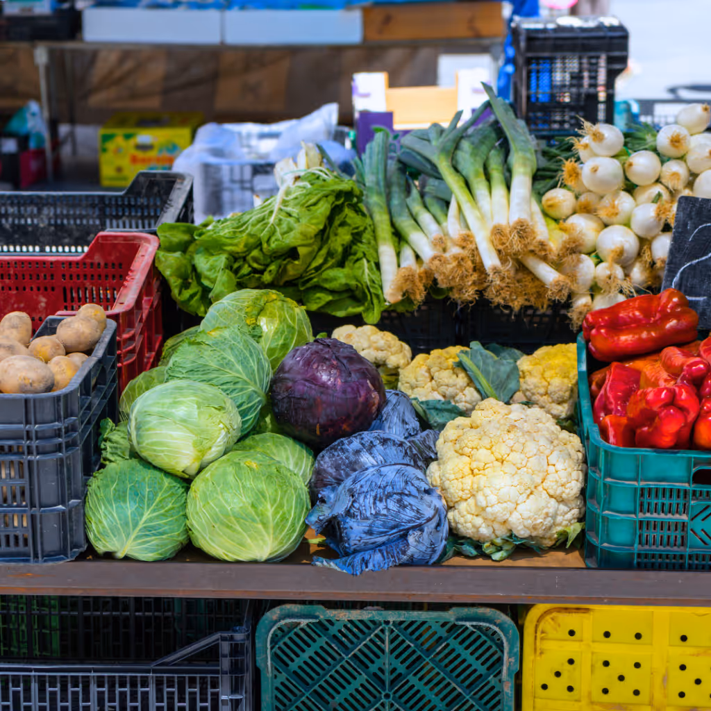 Image 26: stand de légumes dans un marché