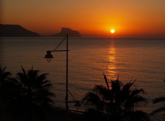 Image 9: coucher de soleil à Altea