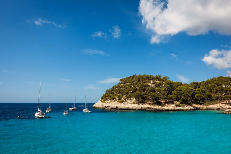 Cala Mitjana, Minorque, Baléares