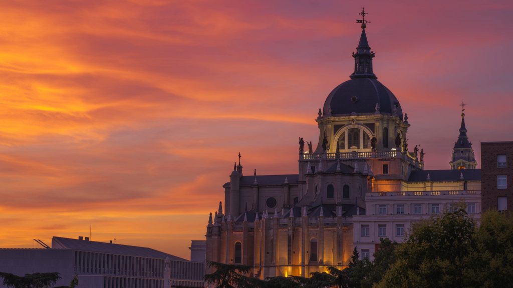 Coucher de soleil Madrid