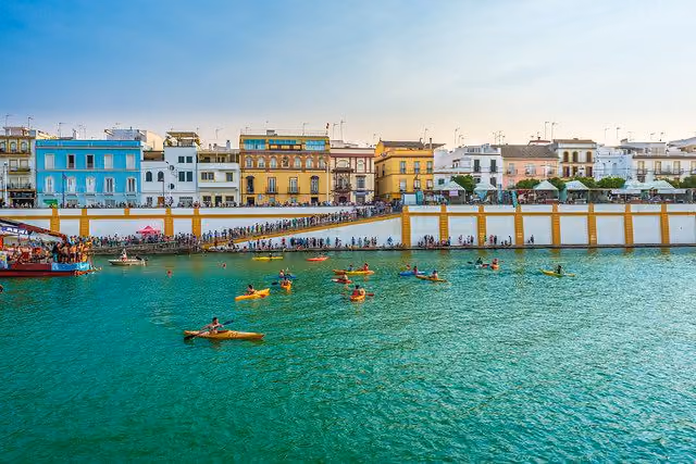 competition de canoe kayak à Seville