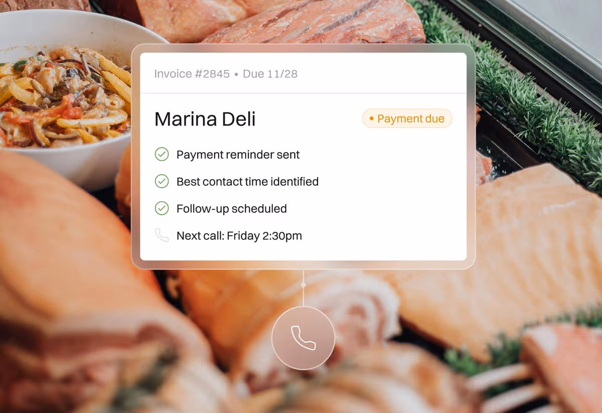 Smart scheduling to follow-up on overdue invoices.