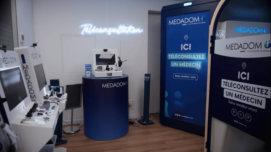 Borne de téléconsultation
