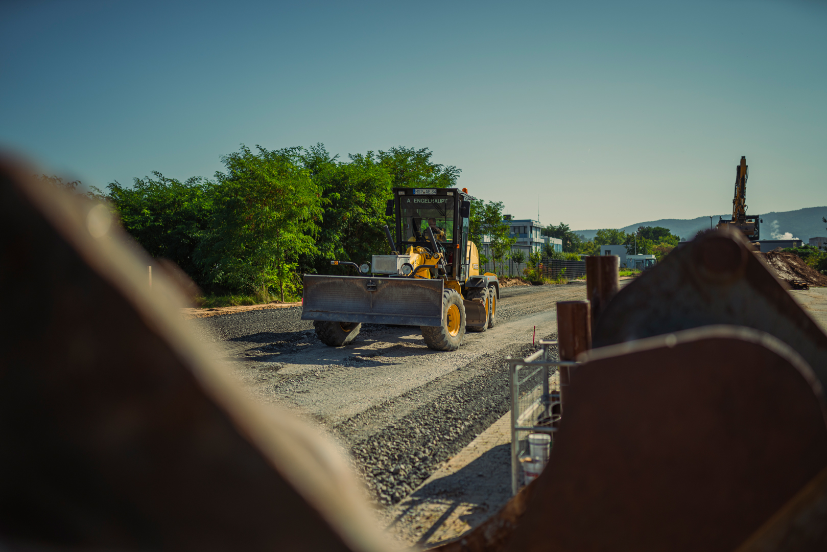 Foto einer Baustelle