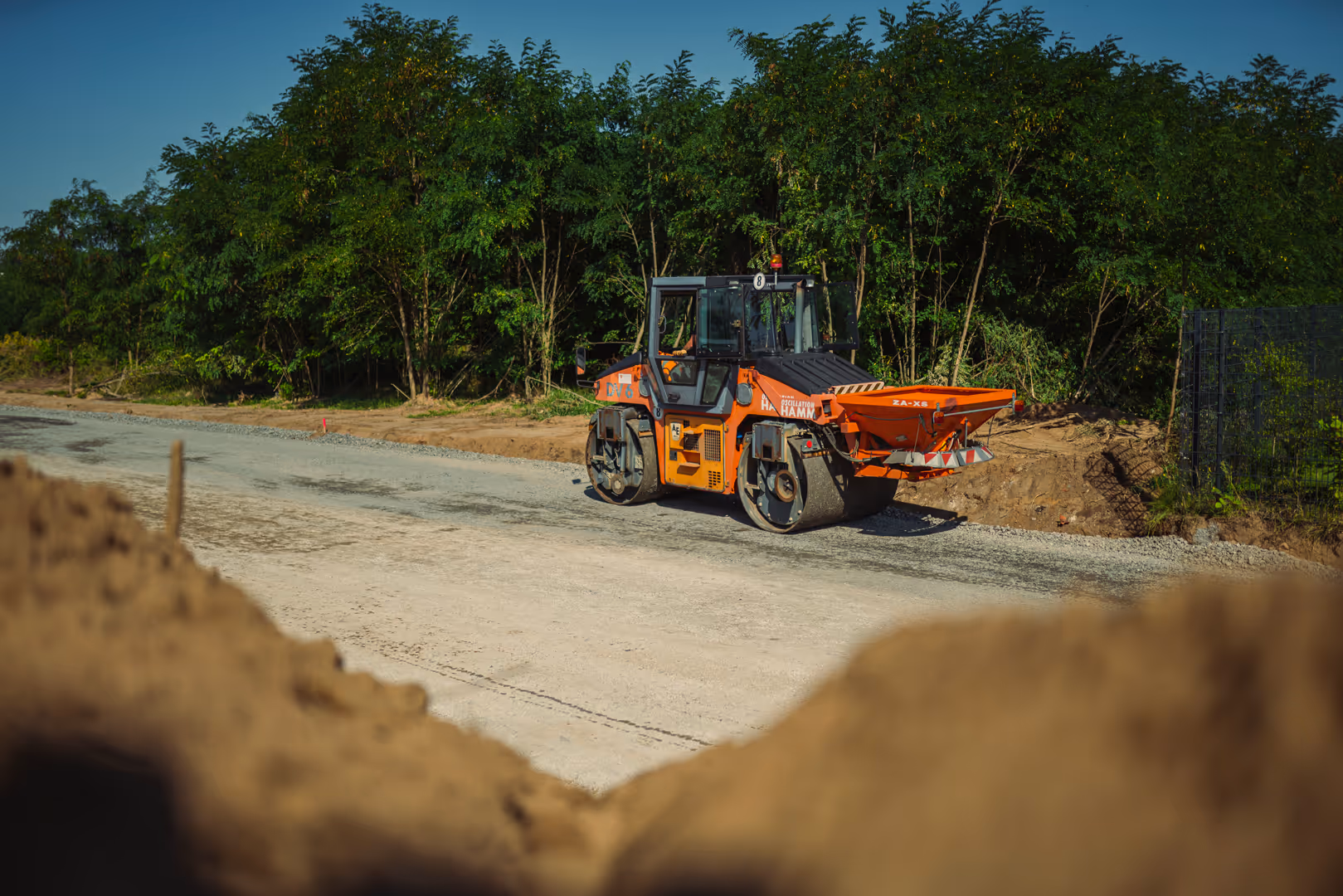 Foto einer Baustelle