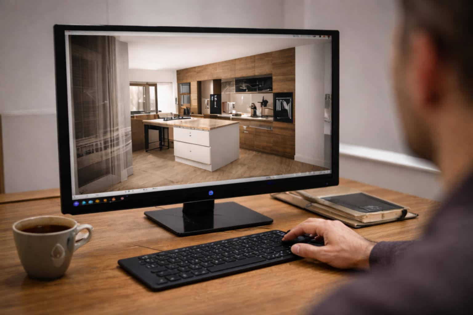 3D визуализация на интериорен проект – преглед на пространството преди производство