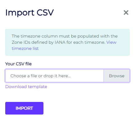 Importar CSV