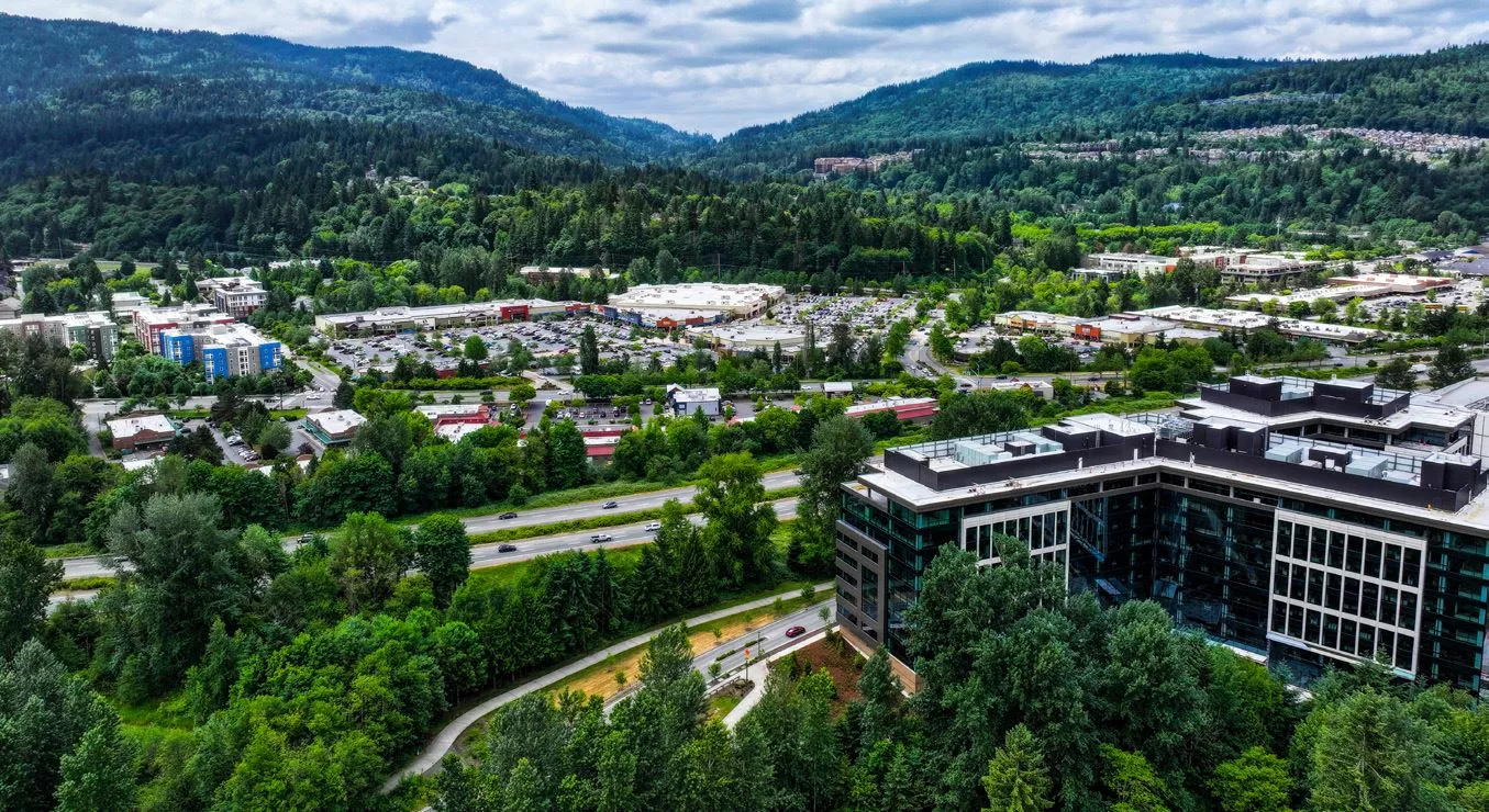 Aerial view of Issaquah, WA