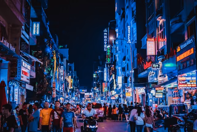 Cityscape of Ho Chi Minh City, Vietnam