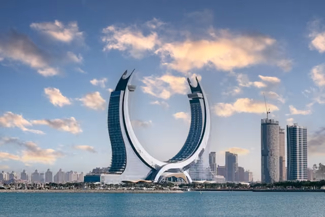 Doha skyline in Qatar