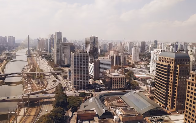 City skyline of São Paulo, Brazil