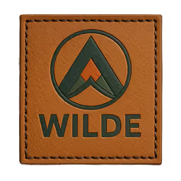 WILDE Logo Leather Patch