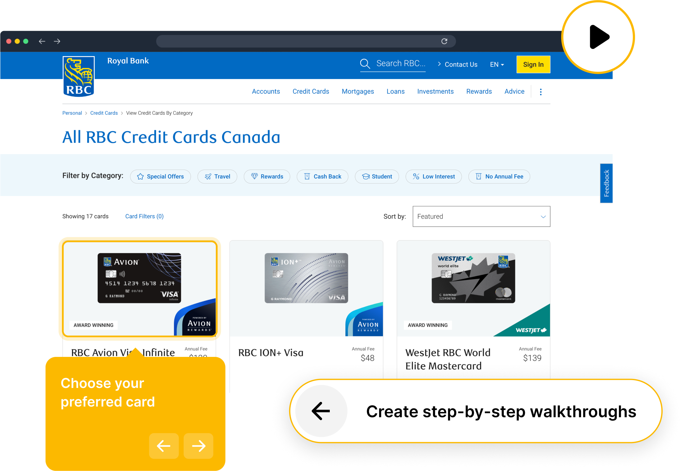 ALL RBC Credit Cards Canada Image