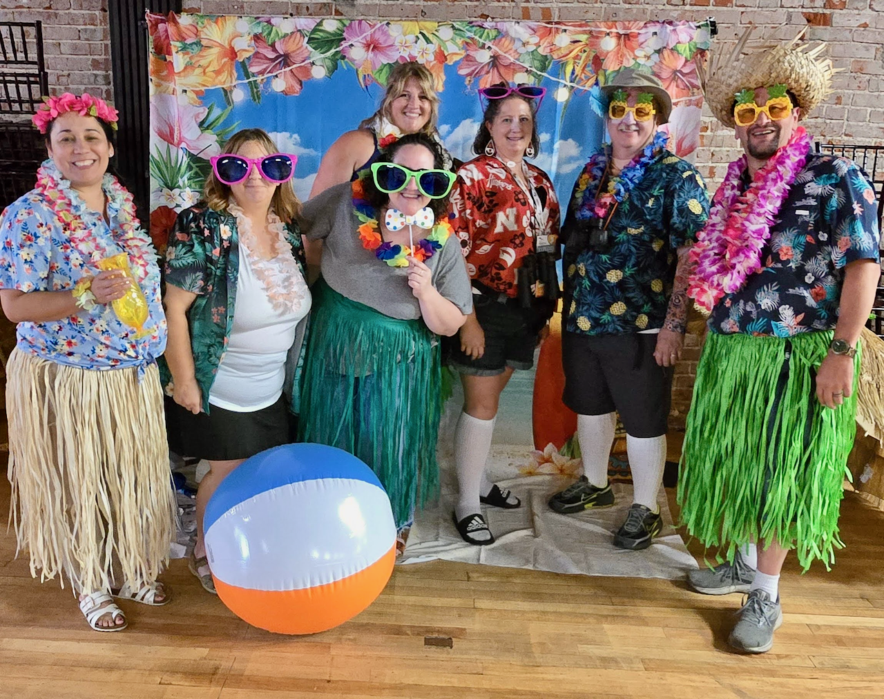 image of parents and staff discussing enrollment