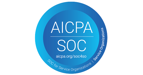 AICPA SOC seal with text linking to aicpa.org/soc4so for service organizations.