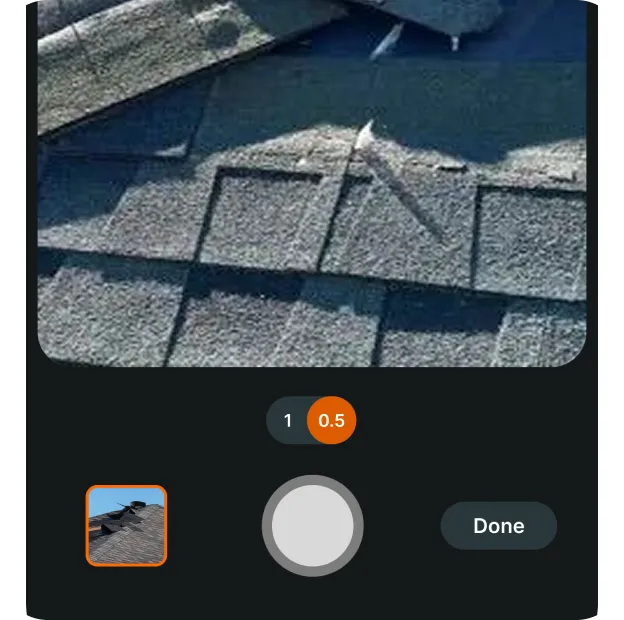 Paiv-generated roof and exterior damage report with photos and inspection details.
